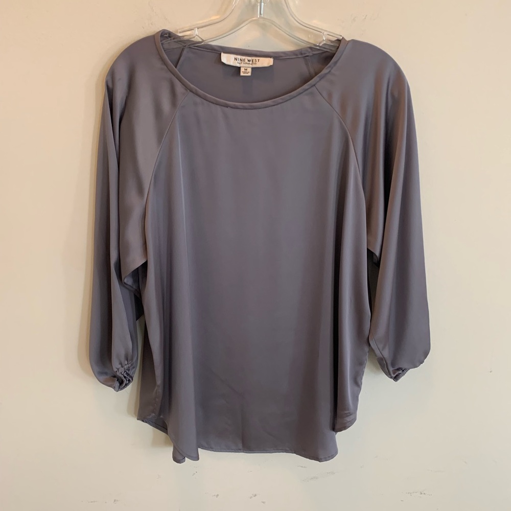Nine West scoop neck blouse